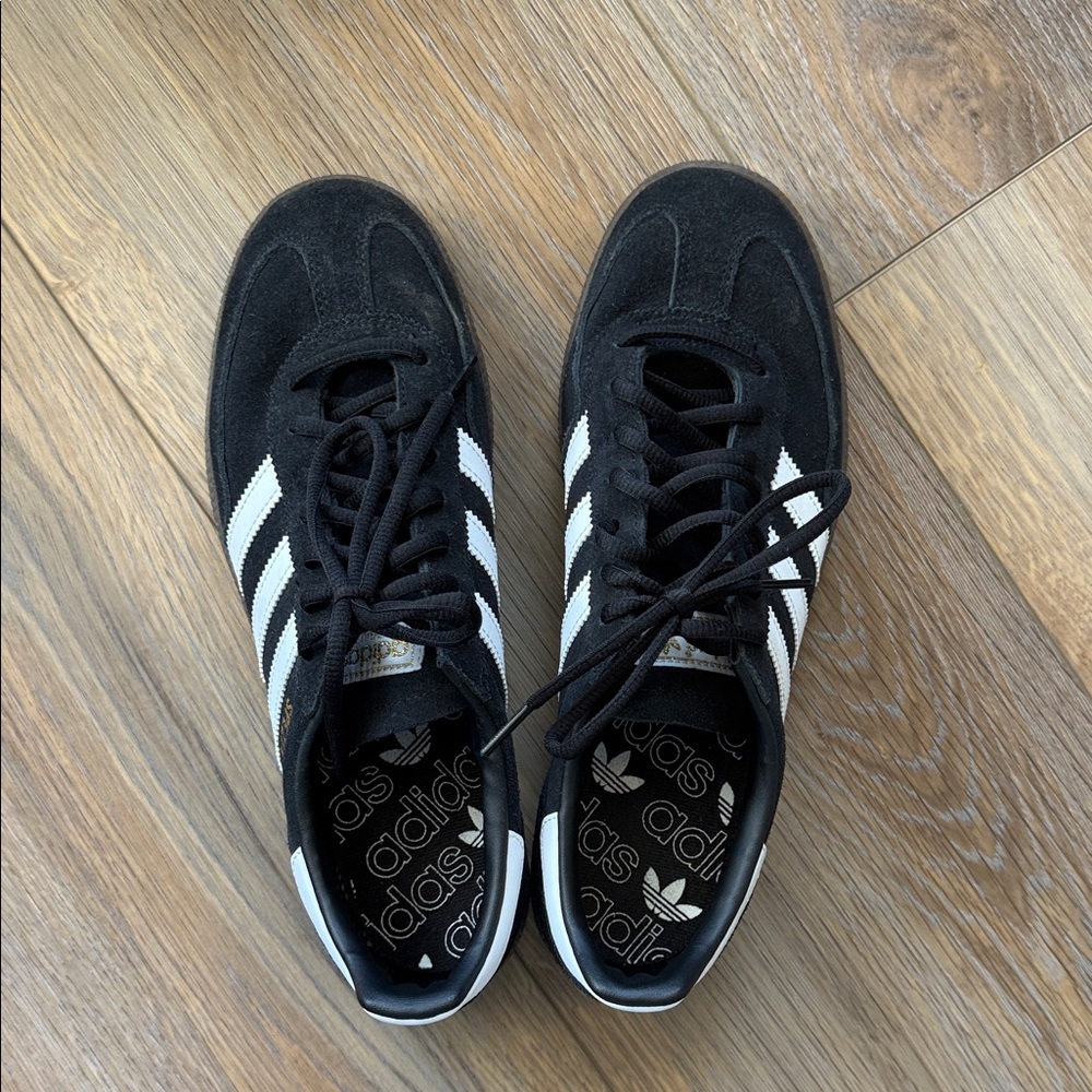 Adidas Handball Spezial Black Suede Shoes Men's Size 9.0